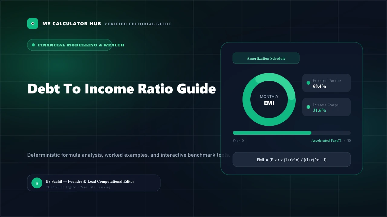 Debt-to-Income (DTI) Ratio Guide: Borrowing Power & Bank Limits