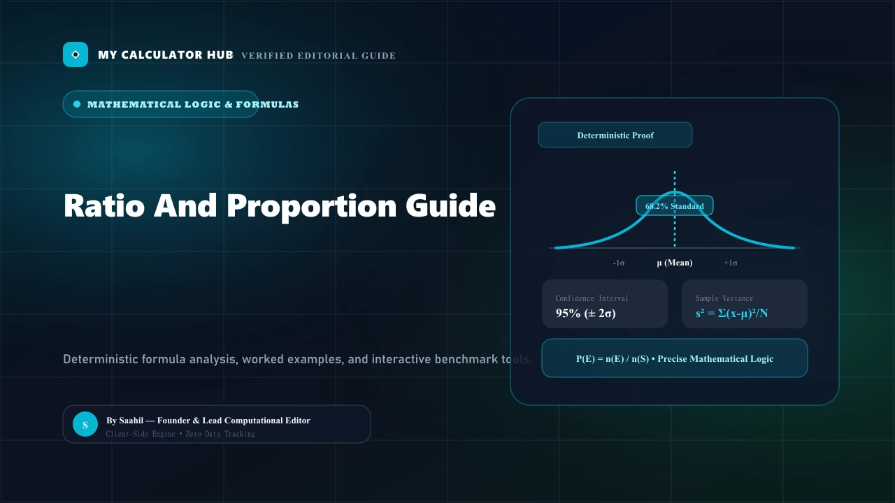 Ratio and Proportion Guide: Core Formulas and Step-by-Step Solving