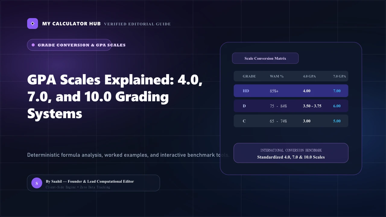 GPA Scales Explained: 4.0, 7.0, and 10.0 Grading Systems Demystified