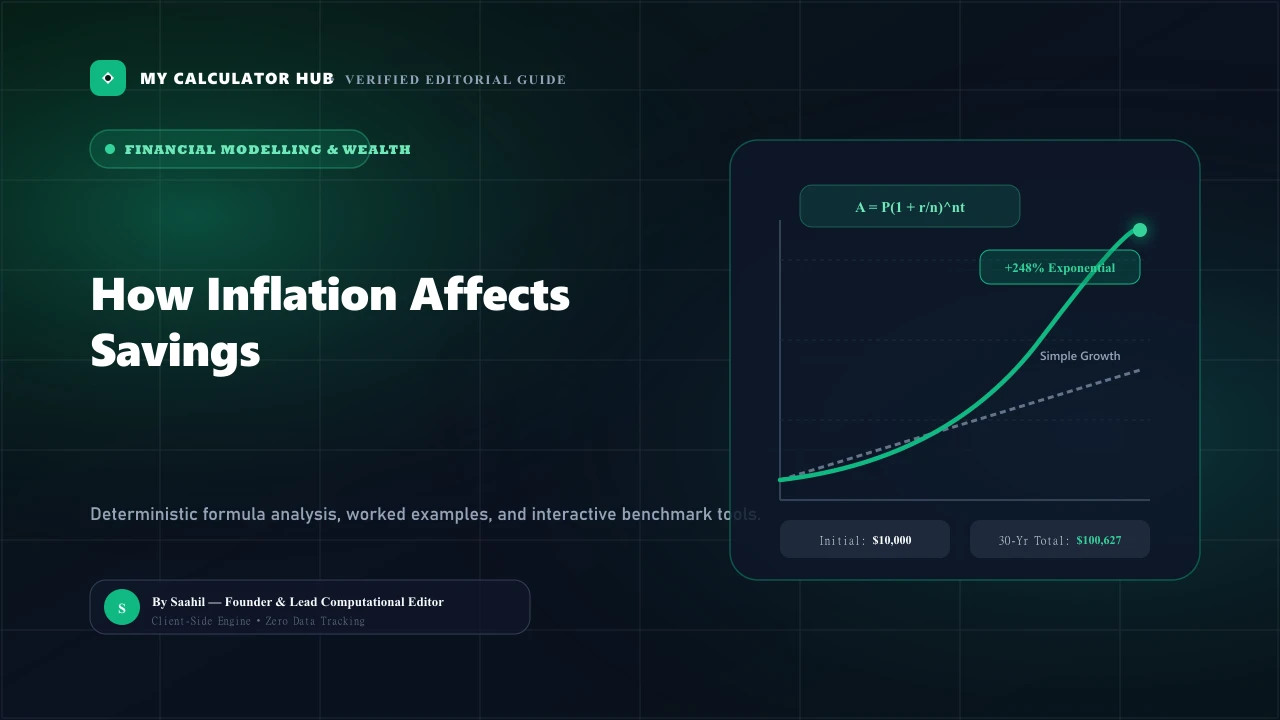 How Inflation Affects Savings: Purchasing Power & Real Return Math