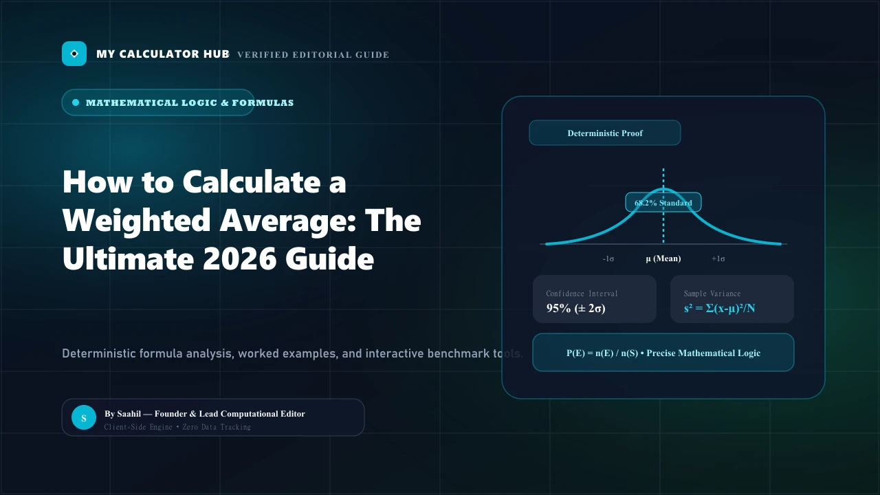 How to Calculate a Weighted Average: The Ultimate 2026 Guide