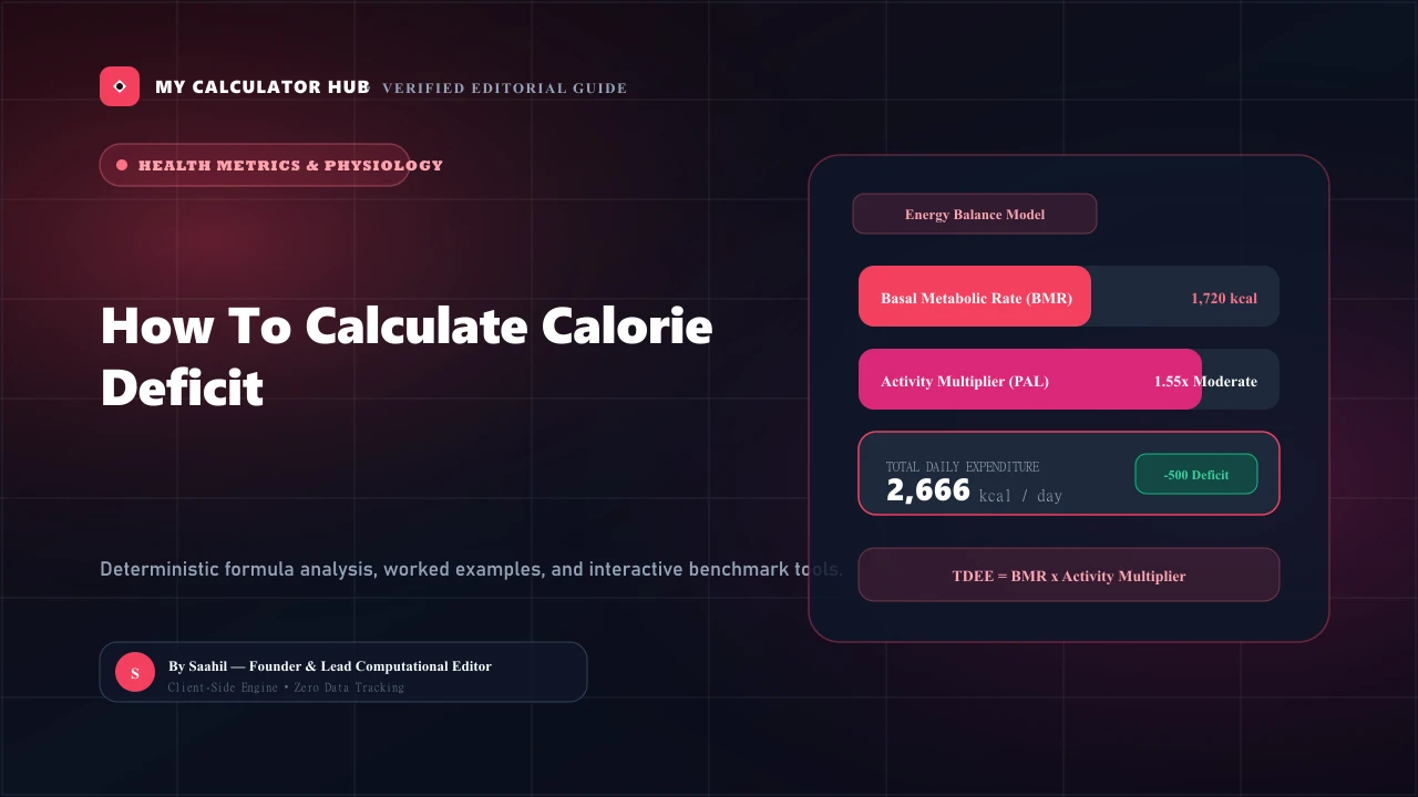How to Calculate a Calorie Deficit for Sustainable, Healthy Fat Loss