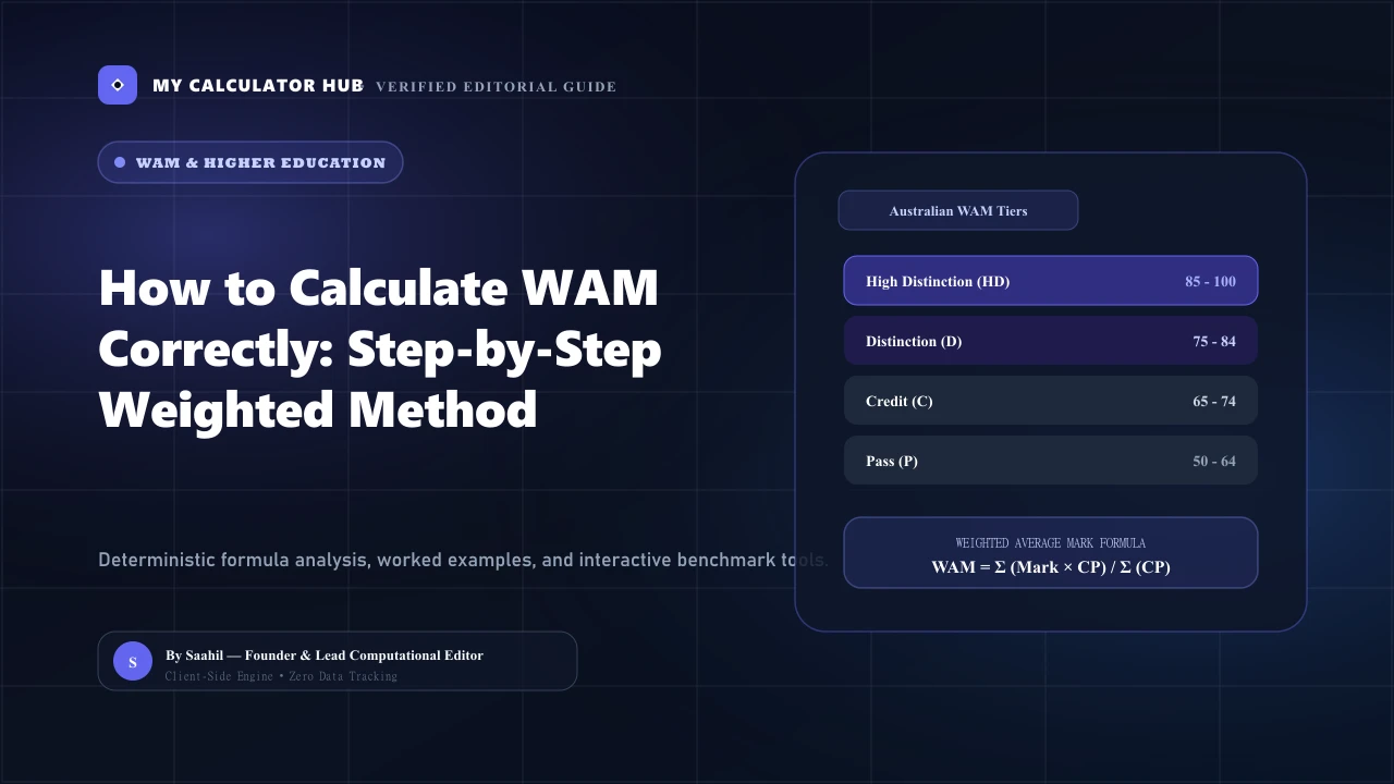 How to Calculate WAM Correctly: Step-by-Step Weighted Method