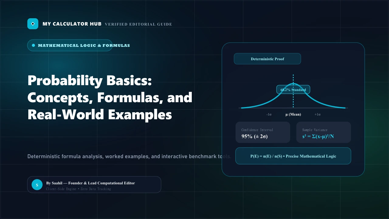 Probability Basics: Concepts, Formulas, and Real-World Examples