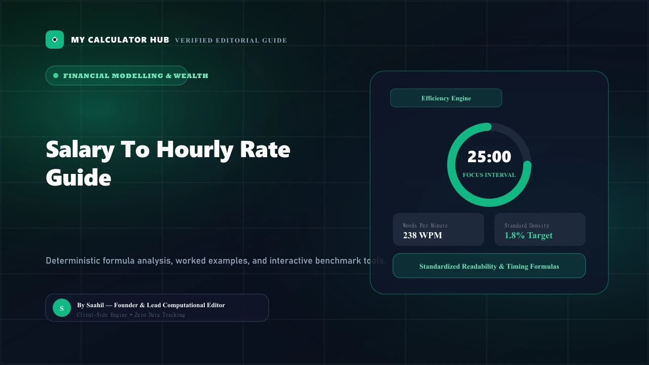 Salary to Hourly Rate Guide: Accurate Conversion Formula & Overtime
