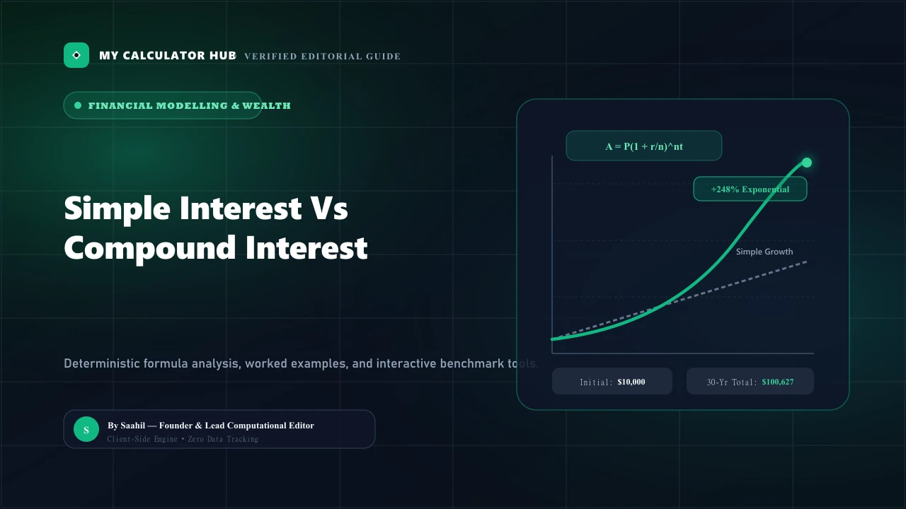 Simple Interest vs Compound Interest: Key Differences & Formulas