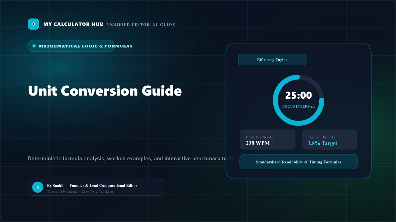 Comprehensive Unit Conversion Guide: Metric, Imperial & Standard Constants